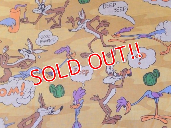 画像5: ct-170305-08 Road Runner & Wile E. Coyote / 70's Flat Sheet (Twin)