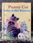 画像1: bk-170301-03 Pussy Cat Talks to Her Kittens / Vintage ELF Books