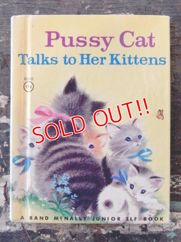 画像1: bk-170301-03 Pussy Cat Talks to Her Kittens / Vintage ELF Books