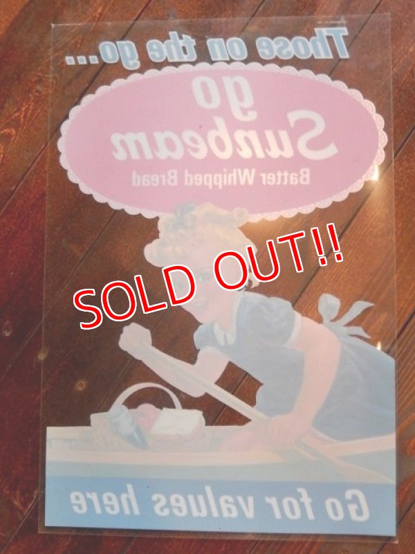 画像6: dp-170306-07 Sunbeam / 1960's Plastic Sign