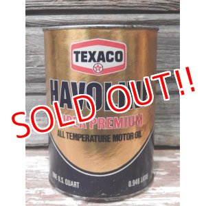 画像: dp-150701-01 TEXACO / HAVOLINE Super Premium Motor Oil Can