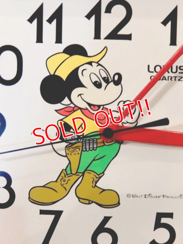 画像2: ct-150825-21 Mickey Mouse / Lorus 70's-80's Wall Clock