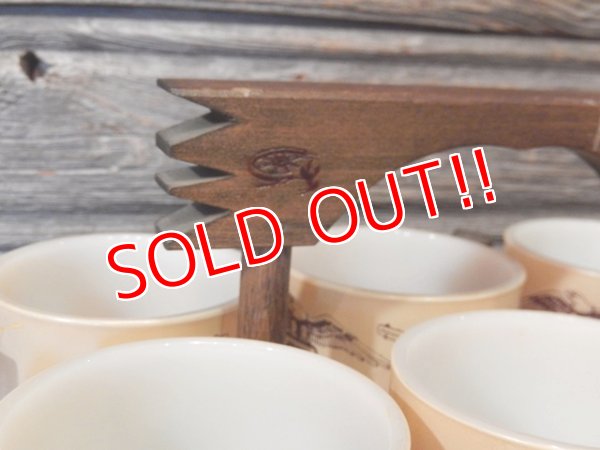 画像7: kt-170301-06 Anchor Hocking × Siesta Ware / 1960's-1970's Western Mug Set