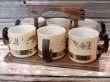 画像1: kt-170301-06 Anchor Hocking × Siesta Ware / 1960's-1970's Western Mug Set