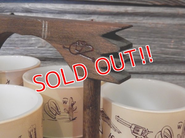 画像8: kt-170301-06 Anchor Hocking × Siesta Ware / 1960's-1970's Western Mug Set