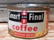 画像1: dp-170308-16 Smart and Final COFFEE Vintage Tin Can