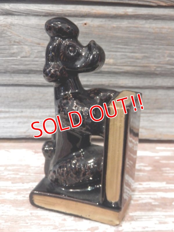 画像2: dp-140508-54 1950's Poodle Book End & Pen Holder