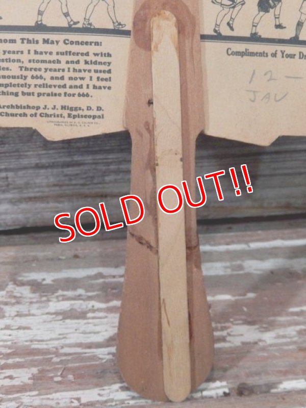 画像6: dp-140715-14 Vintage Paper Round Fan