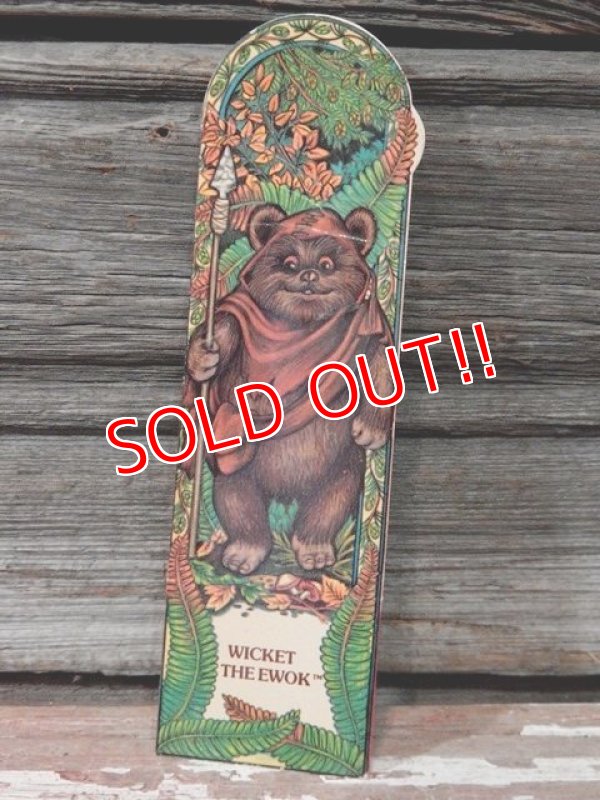 画像1: ct-150505-89 STAR WARS / Wicket the Ewok 80's Bookmark