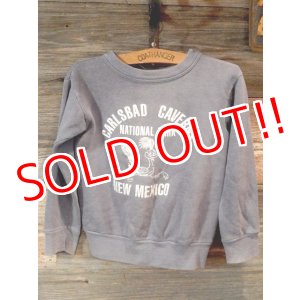 画像: dp-170305-04 Vintage Kid's Sweat "Carlsbad Caverns National Park"