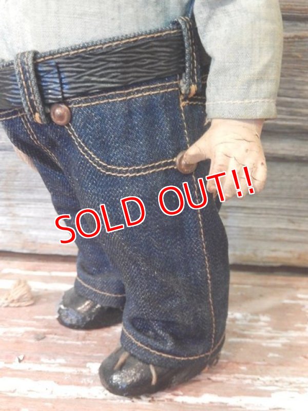 画像9: ct-170320-02 Lee / Buddy Lee 1940's Composition Doll "Cowboy"