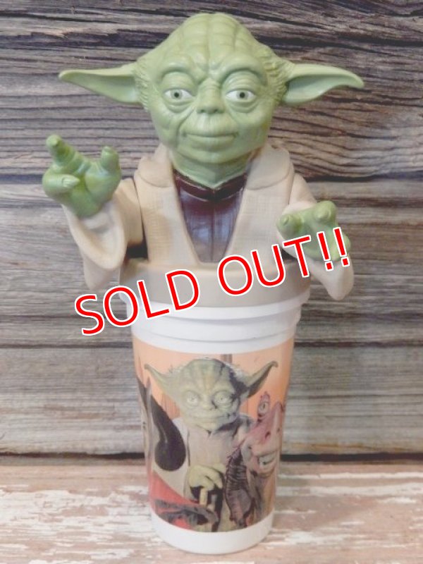 画像1: ct-170320-11 STAR WARS EPISODE I / KFC 1999 Novelty Cup "Yoda"