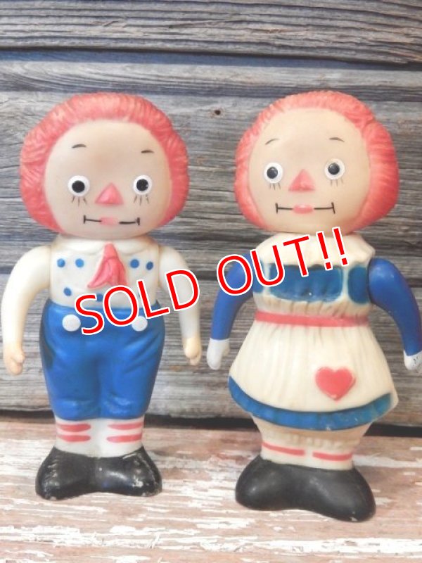 画像1: ct-170401-07 Raggedy Ann & Andy / 1960's Soft Vinyl Doll