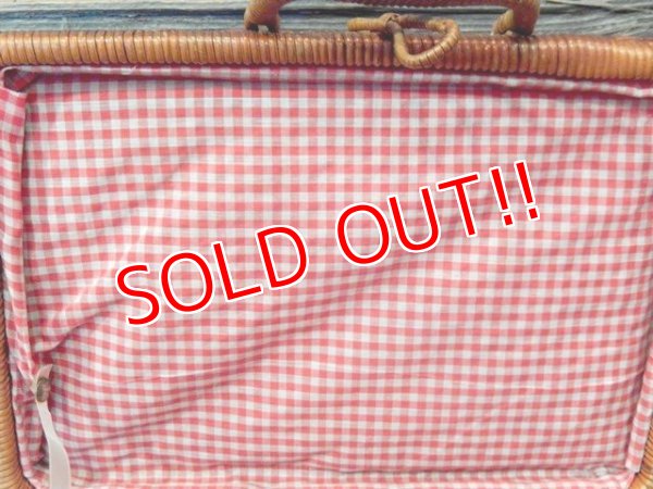 画像3: dp-170308-13 Vintage Picnic Basket