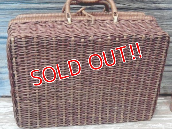 画像6: dp-170308-13 Vintage Picnic Basket