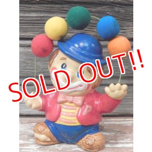 画像: ct-141201-40 1980's Clown Ceramic Coin Bank