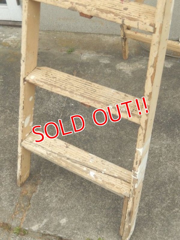 画像2: dp-170402-06 Vintage Wood Ladder