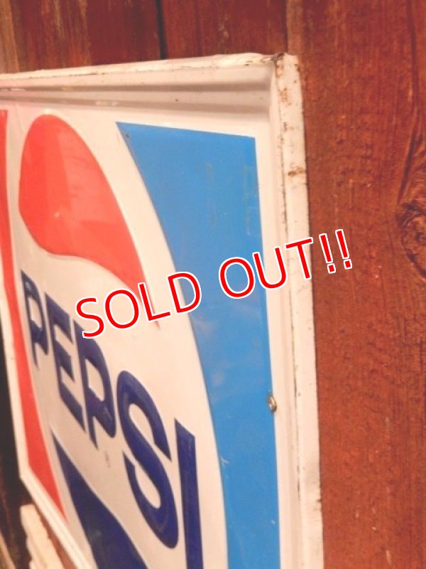 画像3: dp-121107-04 PEPSI / 1977 Metal Sign