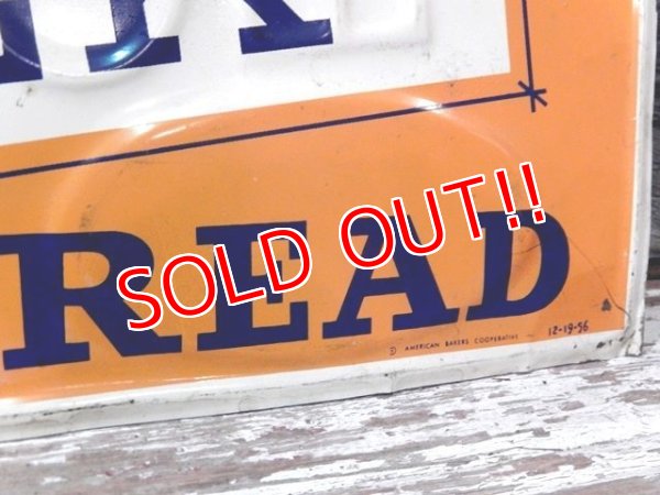 画像5: dp-170403-02 TOWN TALK BREAD / 1956 Metal Sign