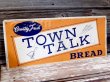 画像1: dp-170403-02 TOWN TALK BREAD / 1956 Metal Sign
