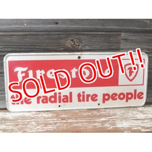 画像: dp-170403-08 Firestone / 1970's Metal Sign
