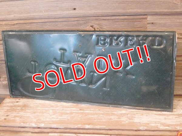 画像7: dp-170403-02 TOWN TALK BREAD / 1956 Metal Sign