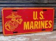 画像1: dp-170403-03 U.S.MARINES 1980's〜Lisence Plate