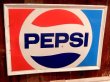 画像1: dp-121107-04 PEPSI / 1977 Metal Sign