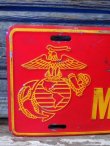画像2: dp-170403-03 U.S.MARINES 1980's〜Lisence Plate