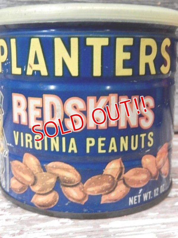 画像3: dp-170404-03 Planters / Mr.Peanuts 1960's REDSKINS Virginia Peanut Tin Can