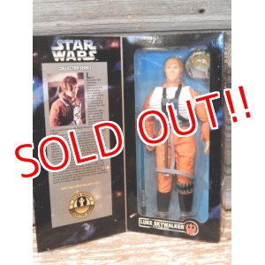 画像: ct-170501-34 STAR WARS / Kenner 1996 Luke Skywalker X-wing Gear 12" Figure