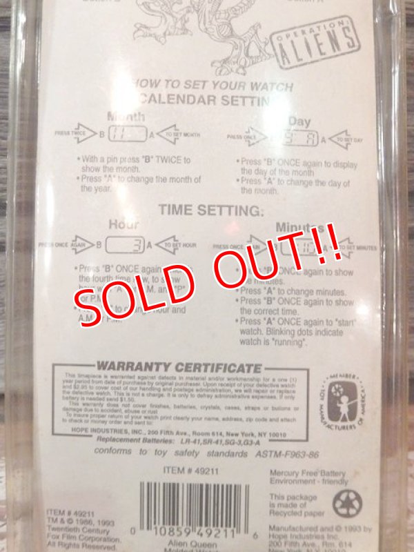 画像3: ct-170501-27 Aliens / 1993 Watch
