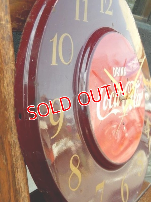 画像7: dp-170404-08 Coca Cola / 1950's Wall Clock