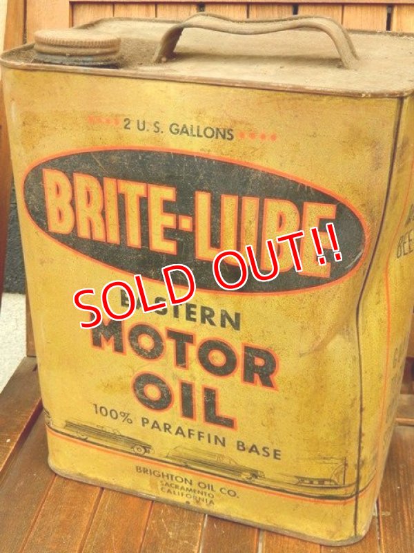 画像4: dp-170422-22 BRITE-LUBE / Vintage Motor Oil Can