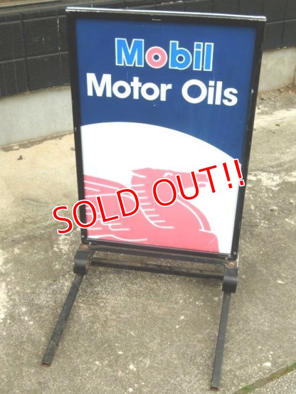 画像1: dp-170422-05 Mobil Motor Oils / 1980's〜Stand Sign