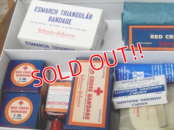 画像4: dp-170422-08 Johnson & Johnson / 60's-70's First Aid Kit Box
