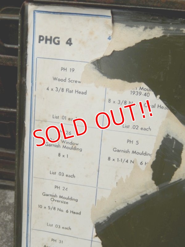 画像7: dp-170422-27 Vintage Metal Parts Cabinet