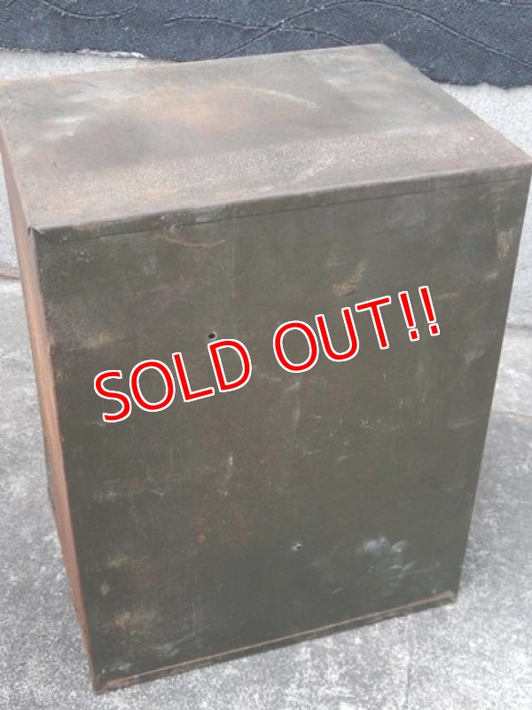 画像11: dp-170422-27 Vintage Metal Parts Cabinet