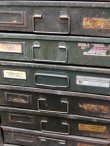 画像2: dp-170422-27 Vintage Metal Parts Cabinet