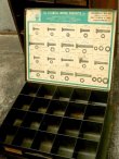 画像4: dp-170422-27 Vintage Metal Parts Cabinet