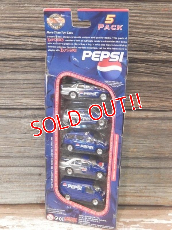 画像6: dp-170404-07 Golden Wheels / PEPSI Die Cast Metal Car 5Pack