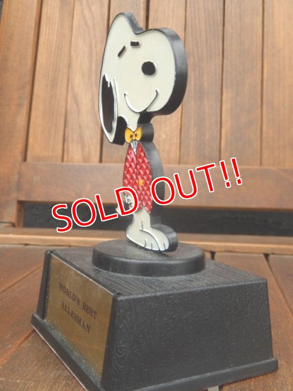 画像4: ct-170511-21 Snoopy / AVIVA 70's Trophy "World's Best Salesman"