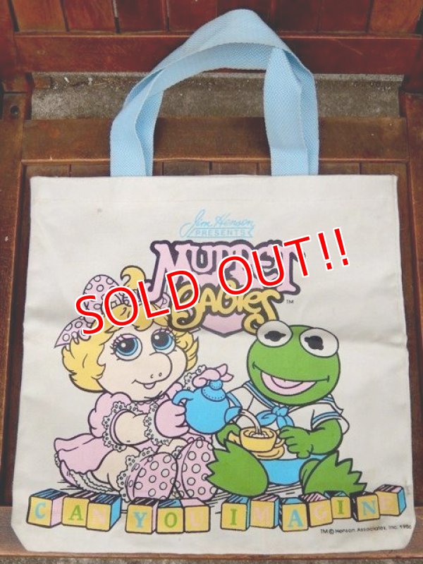 画像1: ct-170511-26 Muppet Babies / 1986 Canvas Tote Bag