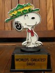 画像1: ct-170511-19 Snoopy / AVIVA 70's Trophy "World's Greatest Dad!"