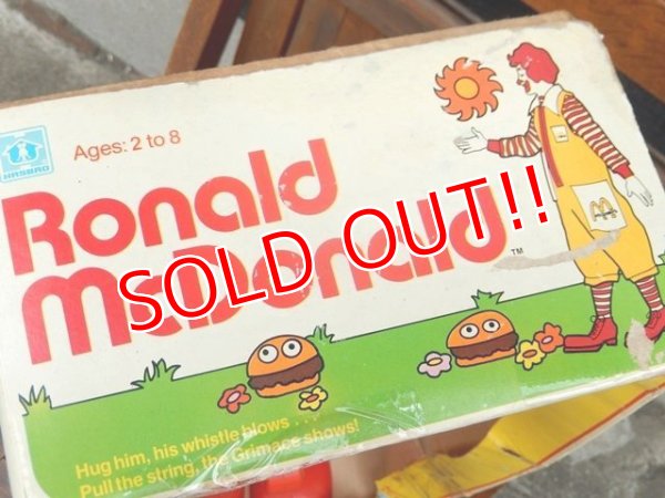 画像14: ct-170511-44 McDonald's / Ronald McDonald Hasbro 1978 Whistle Doll