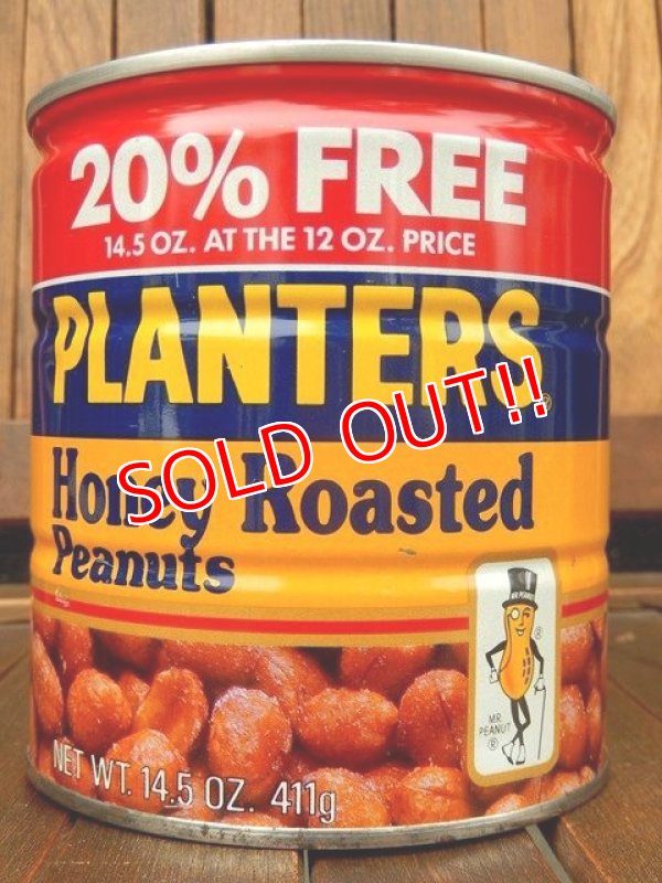 画像1: dp-170511-34 Planters / Mr.Peanut 1970's Tin Can