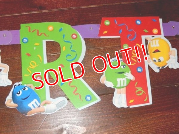 画像9: ct-140429-39 Mars / m&m's 2000's HAPPY BIRTHDAY Garland