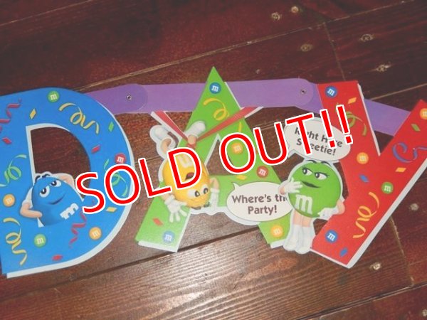 画像10: ct-140429-39 Mars / m&m's 2000's HAPPY BIRTHDAY Garland