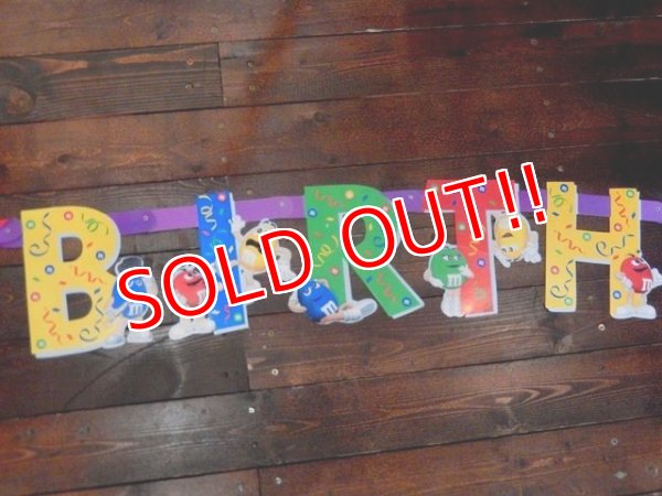 画像3: ct-140429-39 Mars / m&m's 2000's HAPPY BIRTHDAY Garland