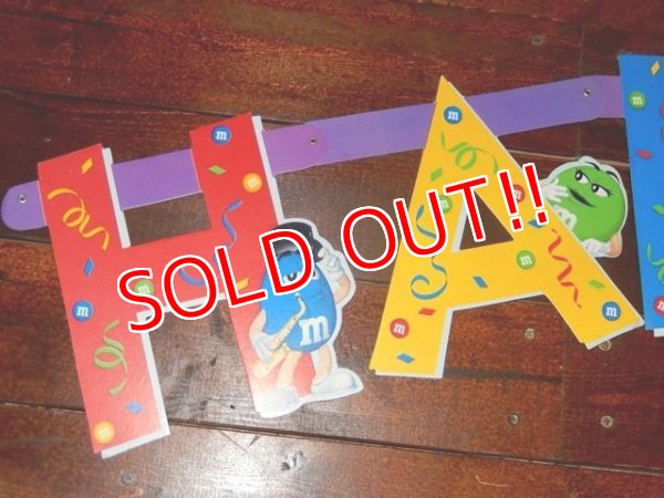 画像5: ct-140429-39 Mars / m&m's 2000's HAPPY BIRTHDAY Garland